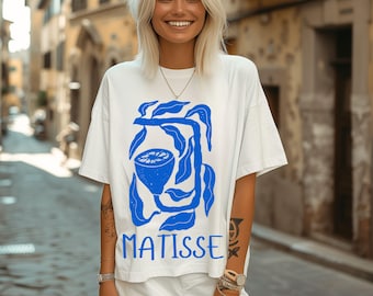 Henri Matisse graphic tee, retro aesthetic art lover shirt, trendy artist tshirt, lemon lover gift, vintage style famous painter shirt