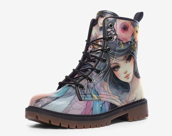 Fairy Girl #1 Casual Faux Leather Lightweight Boots