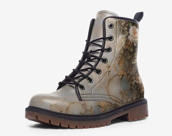 Painted Roses Casual Leather Lightweight Boots