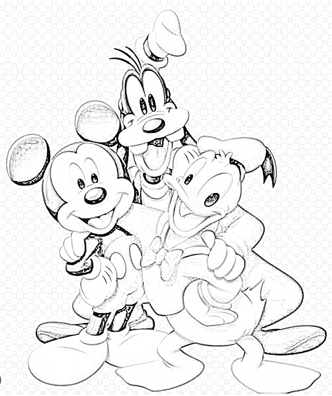 Mickey Mouse Coloring Book for Kids Etsy