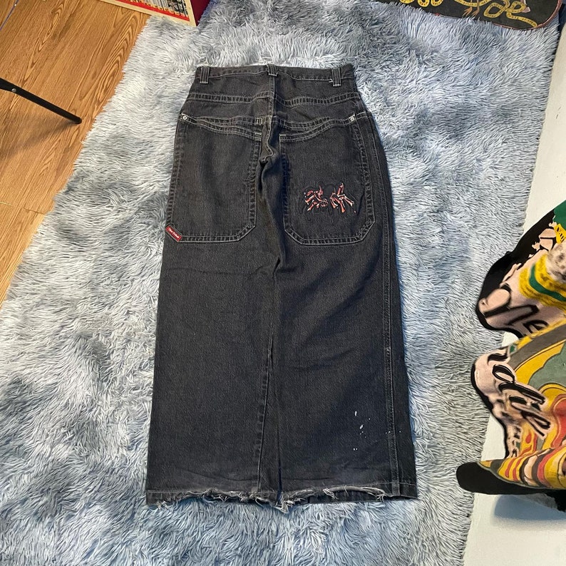 JNCO Type Jeans Spider Wide Leg Baggy Y2K - Etsy