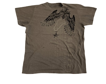 High Quality Affliction-Type T-Shirt Y2K Home Made