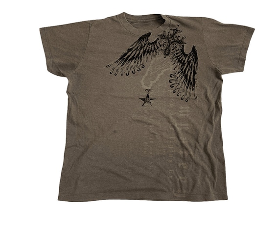 High Quality Affliction-Type T-Shirt Y2K Home Made