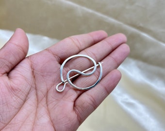 Little Celtic Shawl Pin Brooch, 925 Sterling Silver Shawl Pin Brooch, Handmade Shawl Pin Brooch Celtic Pin Brooch Scarf Pin Brooch For Women