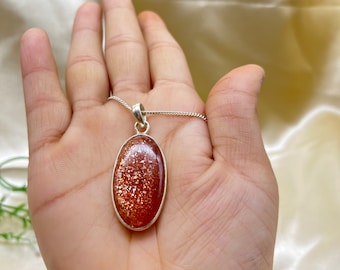 REDSUN Collana con sole in argento Sterling 925 opalo/pietra di