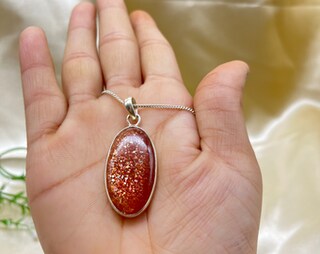 REDSUN Collana Girasole Luna In Argento Sterling 925 Con Placcato Oro - Gioiello Donna, Regalo Idea