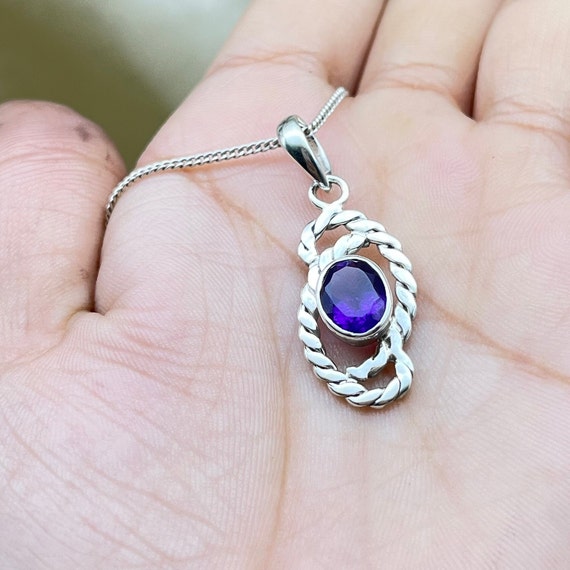 アメジスト·シルバー·ペンダント アメジスト ペンダント 6ct 6カラット SV925 シルバー925 ホワイト