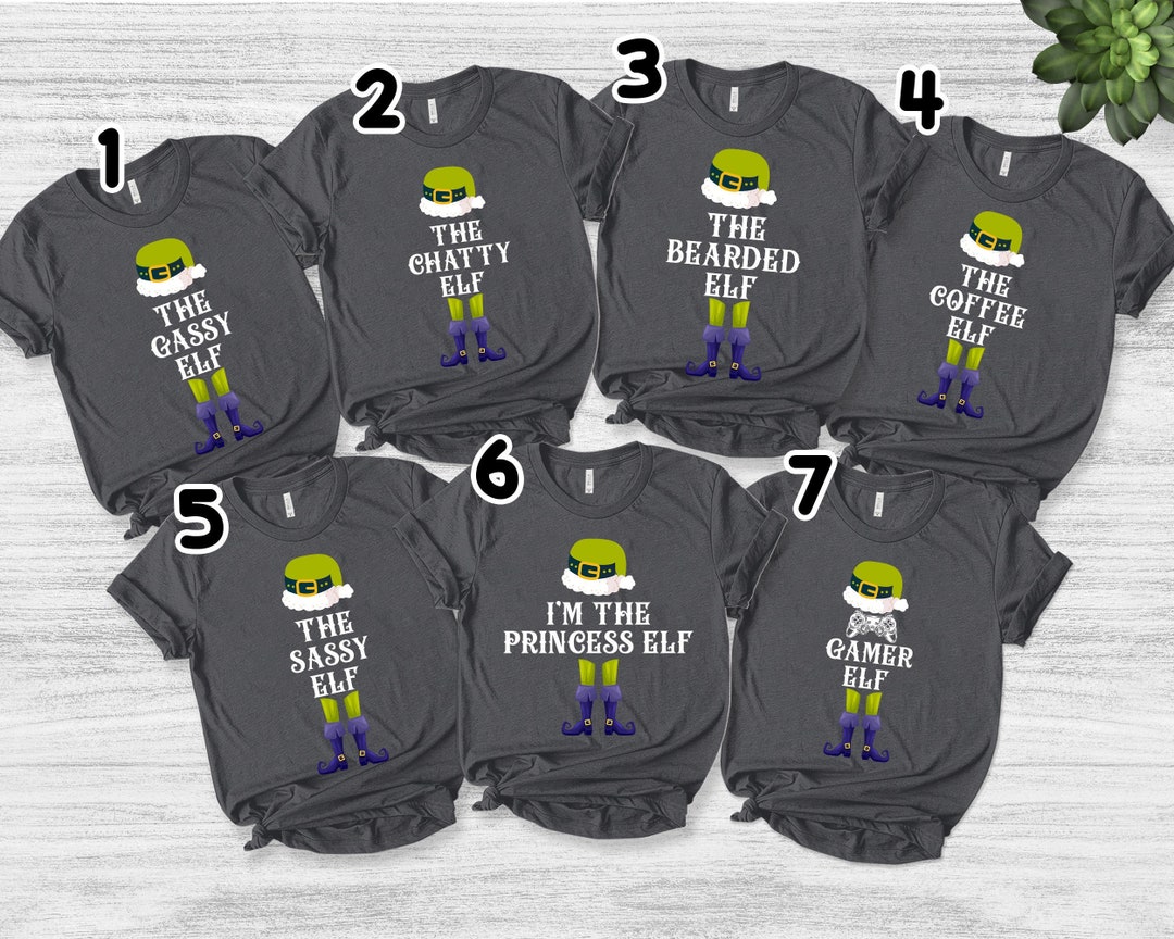 Christmas Elf Family Shirt/buddy the Elf Shirt/elf Saying Etsy