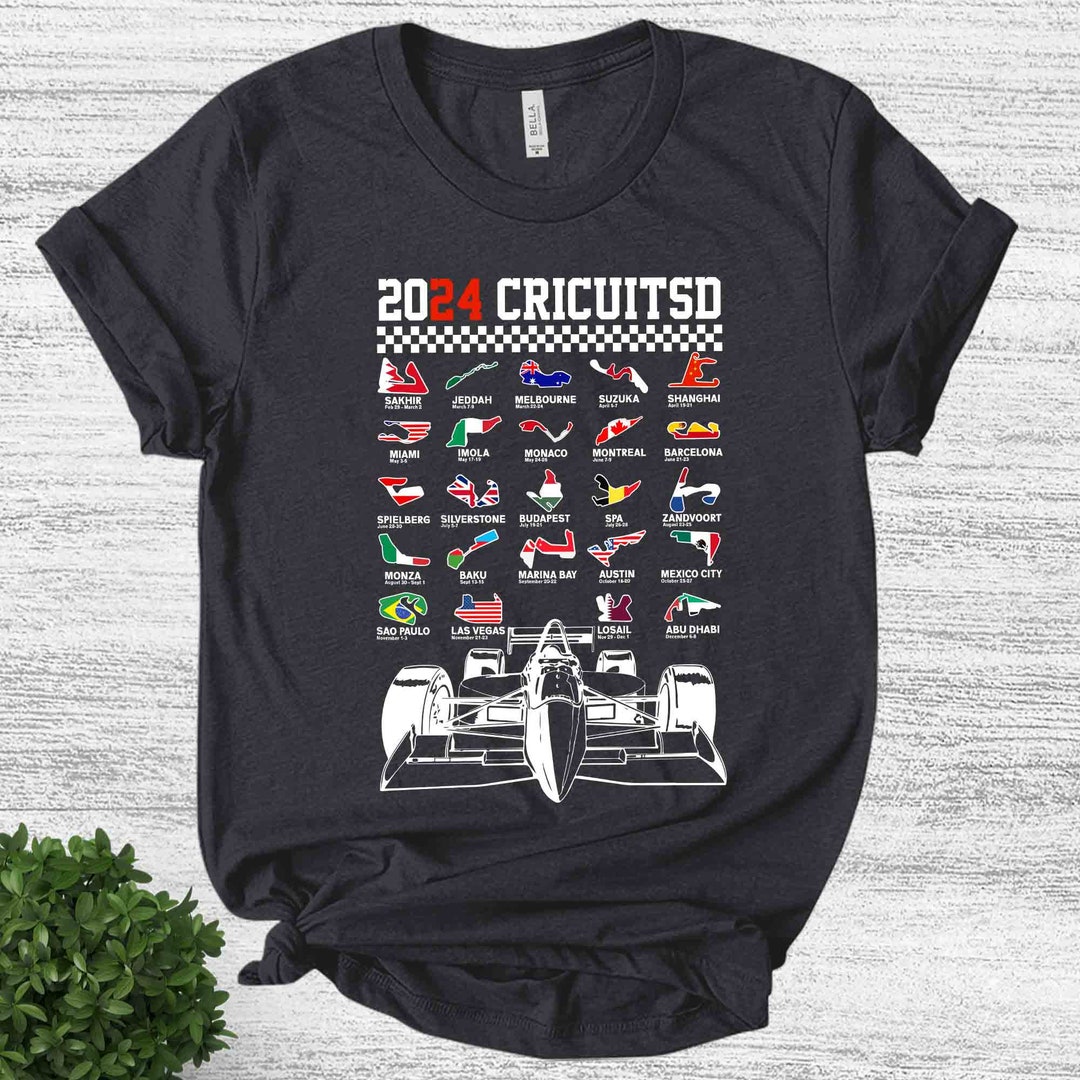 2024 Formula Racing Track Formula Race Formula Car Fan Tshirt Etsy