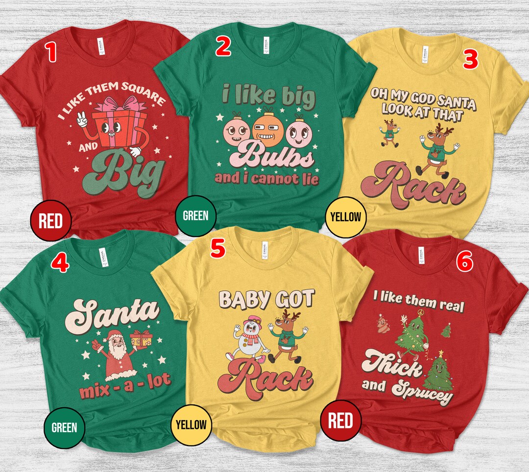 Funny Christmas Shirts/couples Matching Group Christmas Shirts Etsy