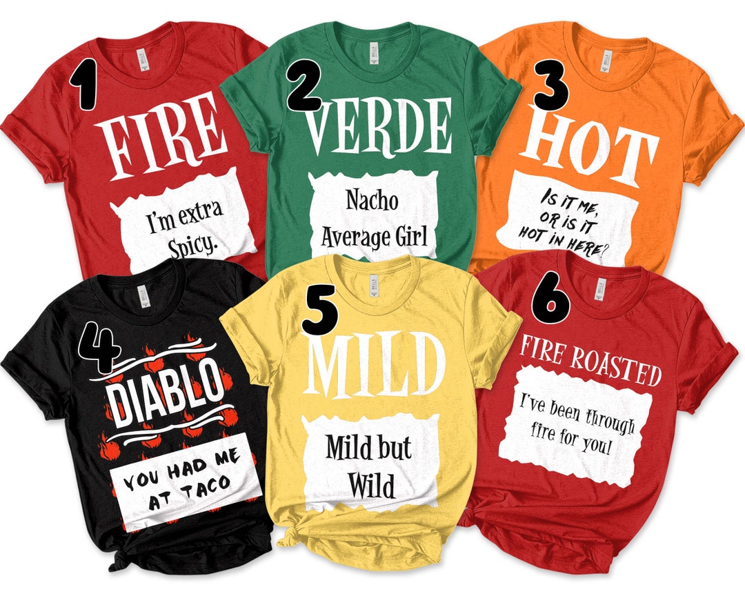 Taco Sauce Costume Halloween Group Costume Halloween Hot Etsy