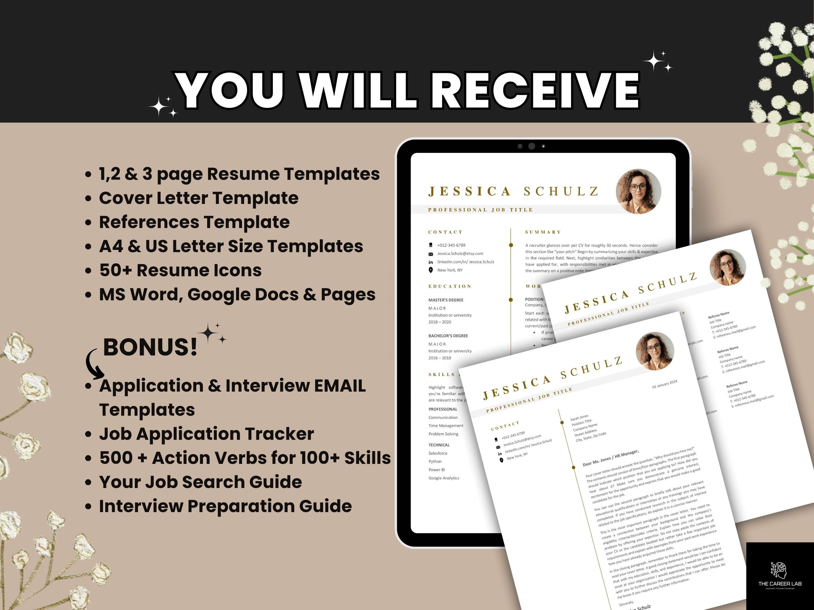 2024 Instant Download Cv Template Editable Resume Template In Word Pages Google Docs Skills 2024 Instant Download Cv Template Editable Resume Template In Word Pages Google Docs Skills