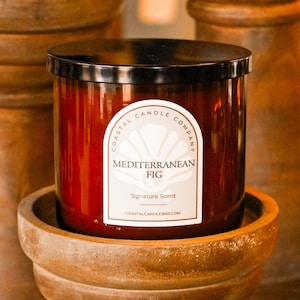 Mediterranean Fig Scented Candle | Soy Handmade Candle | Scented Candle