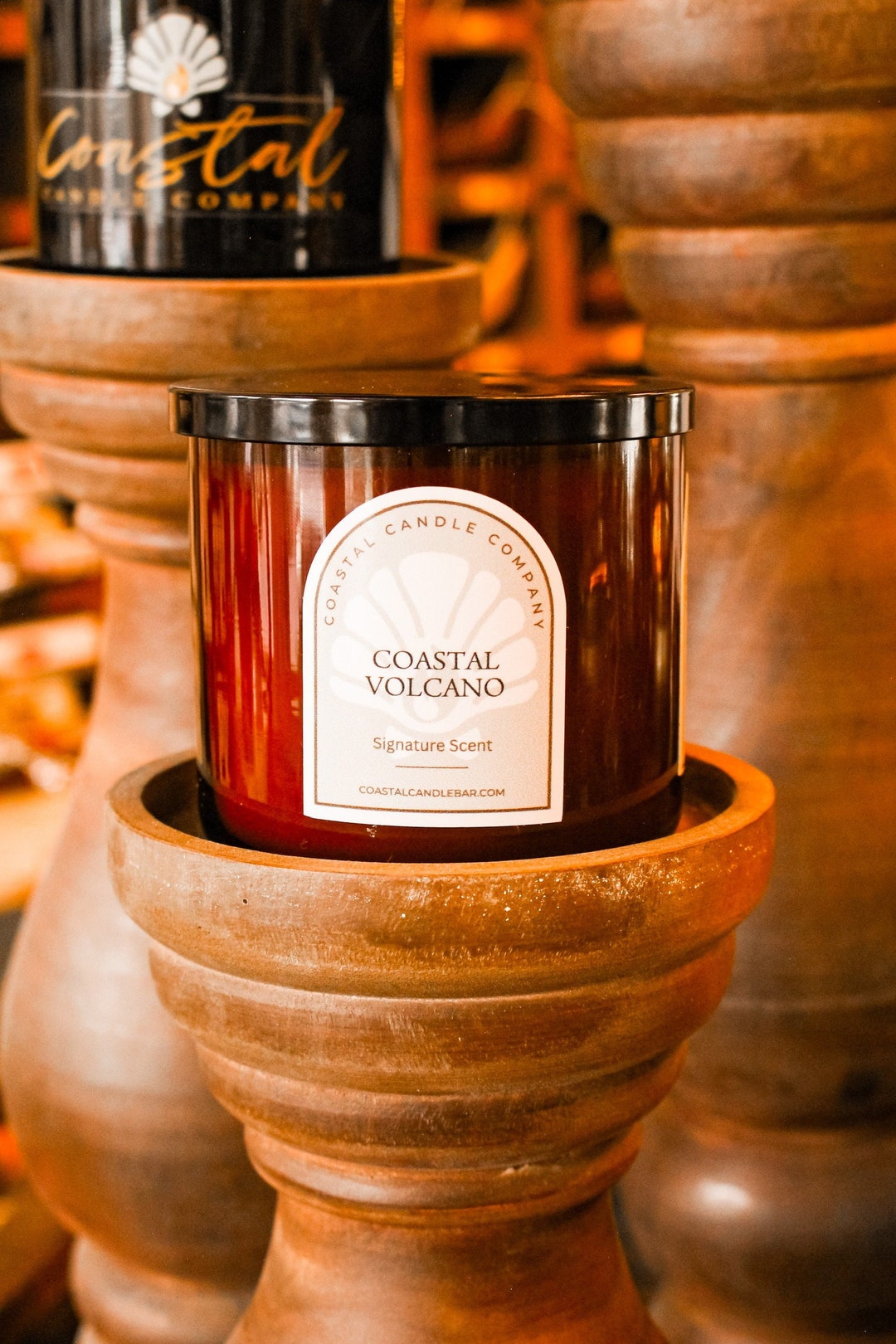 Coastal Volcano Scented Candle Soy Handmade Candle Scented Etsy