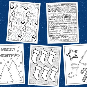Kids Coloring Pages for Christmas, Kids activities for Christmas.