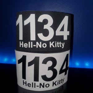 Roller Derby Armbands, Arm Band Pair, Reversible Customized | Personalized Skate Scrimmage Arm Numbers image 3