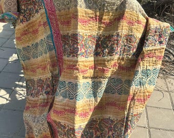Wholesale Lot Of Indian Vintage Kantha Quilt Handmade Throw Reversible Blanket Bedspread Cotton Fabric BOHEMIAN quilt