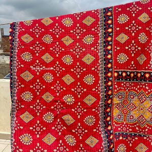 Wholesale Lot Of Indian Vintage Kantha Quilt Handmade Throw Reversible Blanket