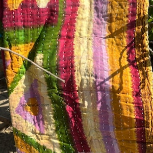 Wholesale Lot Of Vintage Indian Kantha Quilt Handmade Throw Reversible Blanket Bedspread Cotton Fabric BOHEMIAN quilts for sale