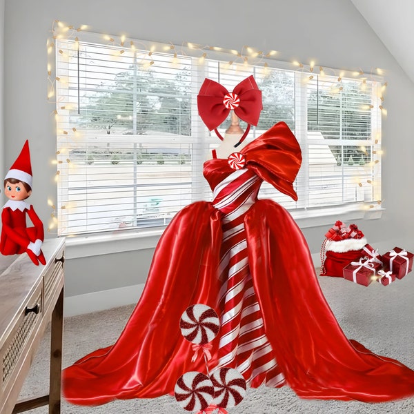 Candy Cane Dress - Etsy