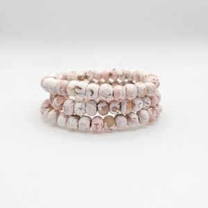 Clay Bead Bracelet | Handmade Bracelet | Polymer Clay Jewelry