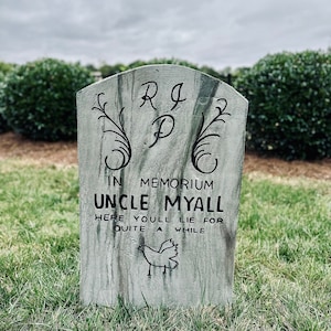 Halloween Tombstone - Uncle Myall
