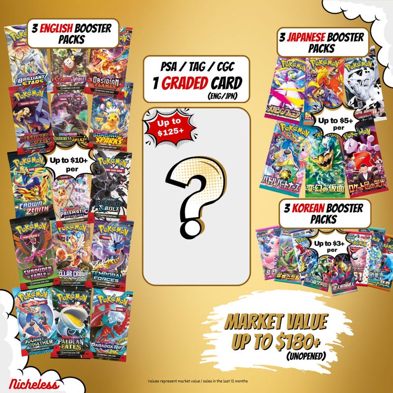 Pokemon TCG Gift Bundle - Bulk Lot With Holo Rares & Reverse Holo Cards (Read Description)