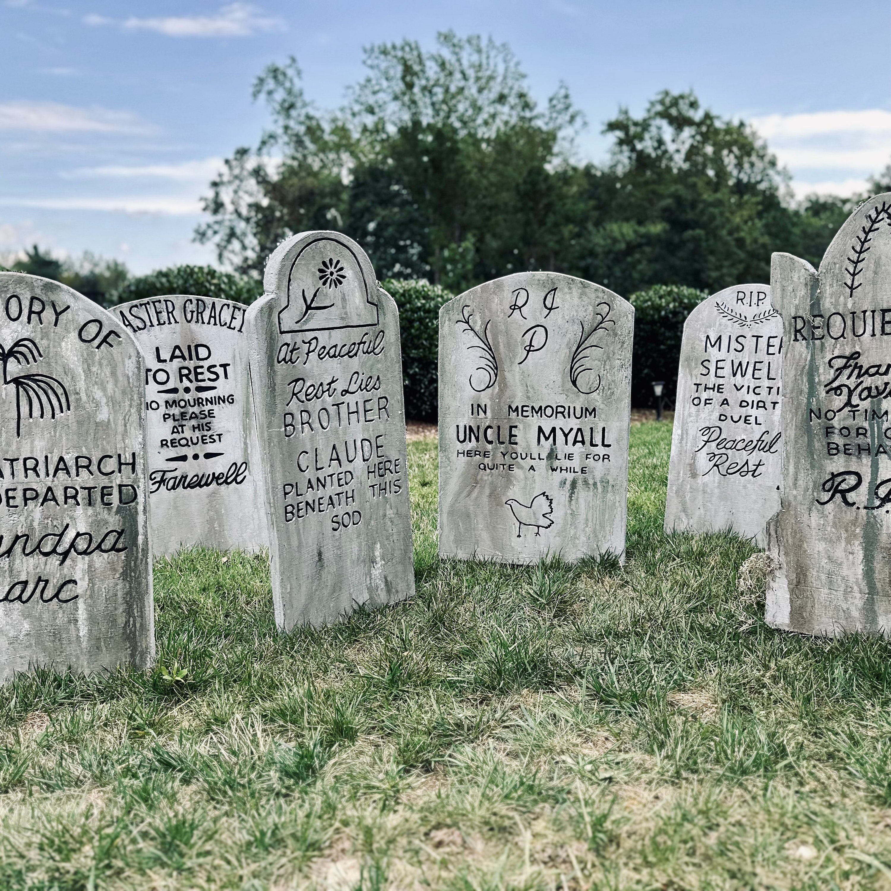 8 Halloween Tombstones - You Pick! - Etsy, image size:3000x3000