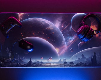 Starfield Galaxy Gaming Mousepad - Futuristic Design, Perfect for Geek and Starfield Lovers