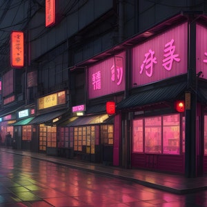 Japanese Desktop wallpaper, tokyo, asian city, wallpaper, anime, izakaya