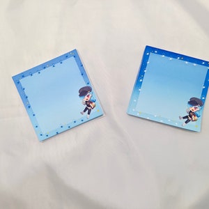 Snaggemon sticky notes, kawaii sticky notes, memo pad and cute stationary