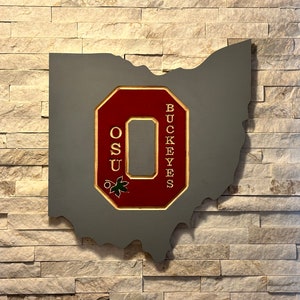 Custom Ohio State Buckeyes Flag