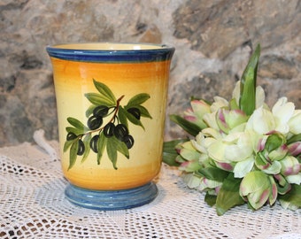 Vaso provenzale in ceramica di olivo e miele