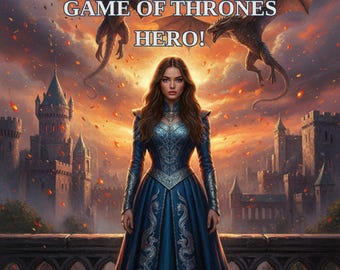 Custom Dragon Queen Portrait – Personalized Fantasy Heroine Art from Your Photo
