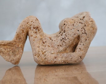 Handgefertigtes Einzelstück Unikat Speckstein Frauenkörper liegend, Einzigartig, Deko, Stein, Handwerk, Kunst,