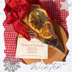 Winter Collection Simmer Pot Blends - 12" cone shaped bags