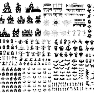 Halloween Svg, Halloween Svg Bundle, Ghost Svg, Halloween Cut Files For Cricut, Halloween Clipart, Halloween Png Bundle, Pumpkins svg