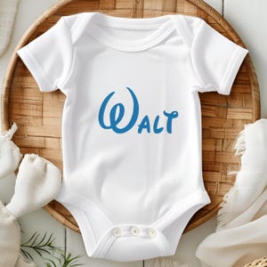 Walt Embroidery Font | Disney Style Embroidery Alphabet | Machine Embroidery Font | BX Embroidery Font | 1 2 3 4 Inch image 2