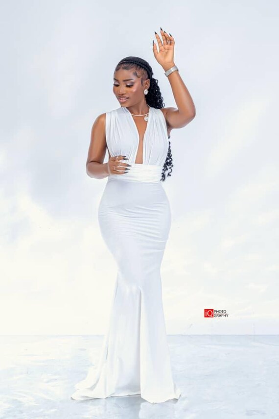 Sexy White Elegant Dress - Etsy
