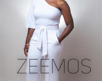 Mono de invitada de boda, elegante mono de noche sexy de pierna ancha