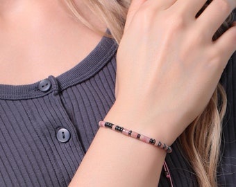 Bracelet personnalisé code Morse, cadeau fête des mères, je t'aime, cadeau d'anniversaire, bracelet réglable personnalisé, cadeaux pour mamans filles