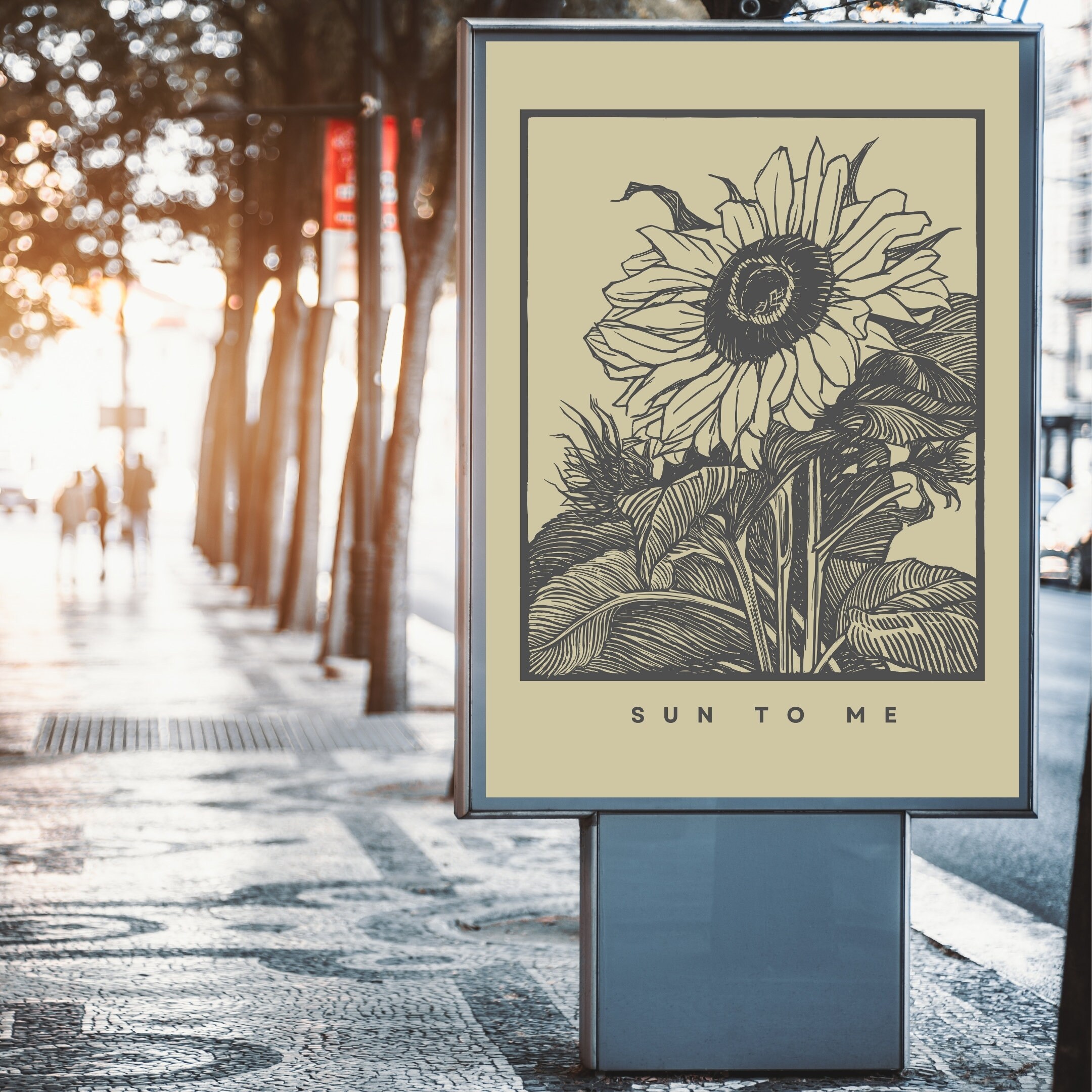 Zach Bryan Wall Art Sun to Me American Heartbreak Sage Green Sunflower