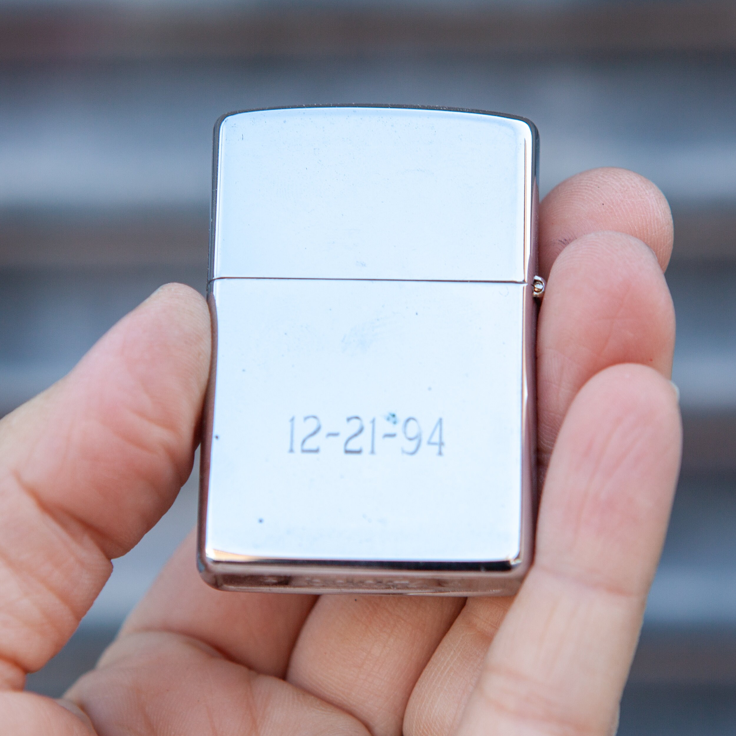 Personalized Zippo Lighter, Circa 1994 / Includes Initials Personalized Zippo Lighter, Circa 1994 / Includes Initials