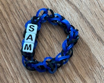 Rainbow loom deals name bracelet