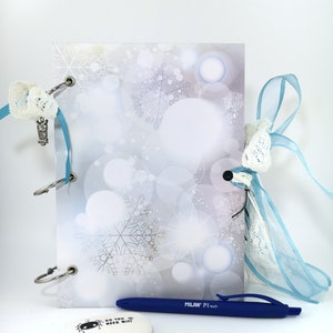 Album Scrapbook de invierno hecho a mano