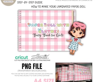 Chibi Paper Doll Busy Book Printable – A4 Dress-Up Activity (Digital Download)