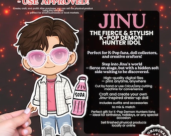 Chibi Boy Paperdoll Printable – Kawaii Dress Up Doll PDF, Mix & Match Outfits, Digital Download