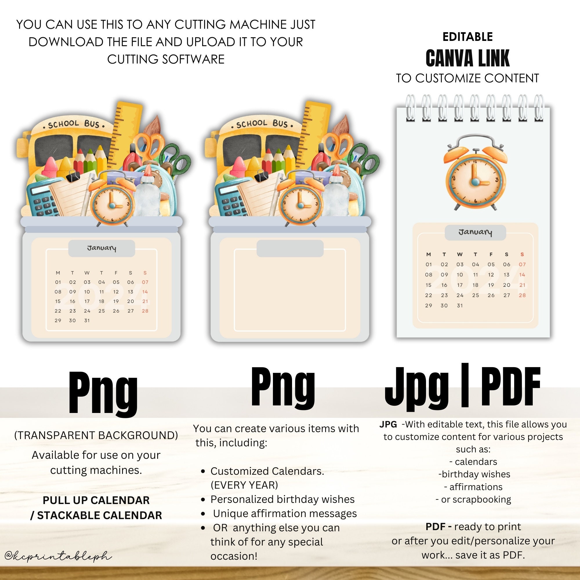 2024-2025 Academic Planner Kit With Classroom Calendar, Student ...