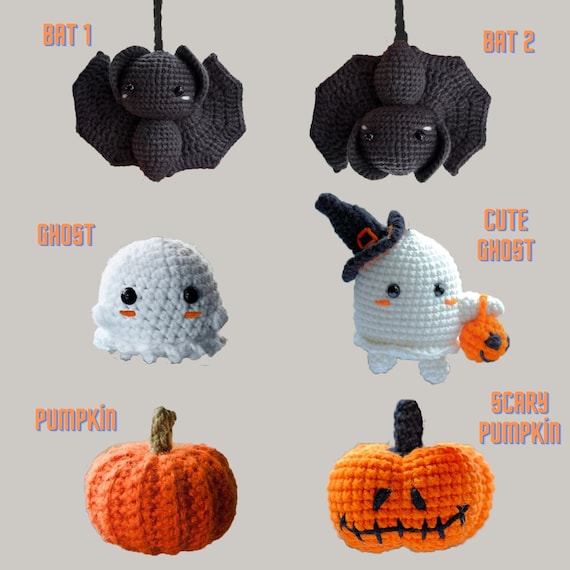 Crochet Bat Car Charm: Halloween Rearview Mirror Decoration - Etsy