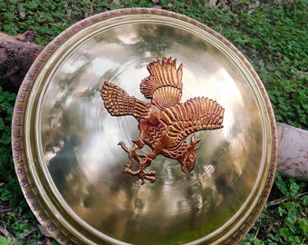 Hand made The clash of Titans mirror shield is from the famous movie , Made of Metal, Brass, Stainless Steel, Copper , Made on Order